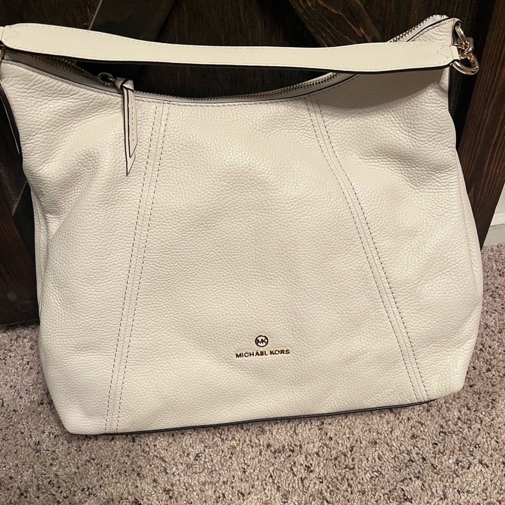 Michael Kors Sienna Pebbled Leather Convertible Shoulder Bag